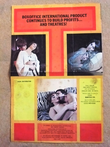 Just the Two of Us {Elizabeth Plumb} Original Movie Pressbooks 70s