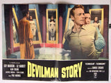 (Set of 8) DEVILMAN STORY (Guy Madison) Italian Film Lobby Card 70s
