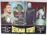 (Set of 8) DEVILMAN STORY (Guy Madison) Italian Film Lobby Card 70s