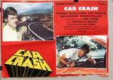 (Set of 7) Car Crash (Vittorio Mezzogiorno) Italian Film Lobby Card 80s