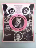 National Lampoon's Animal House (John Belushi) Original film flyer 70s