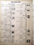كتاب الدليل الهاتف لبنان Arabic Lebanese Phone Directory Book 1983