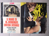 (Set of 9) LE MANIE DI MR WINNINGER OMICIDA SESSUALE Italian Film Lobby Card 70s