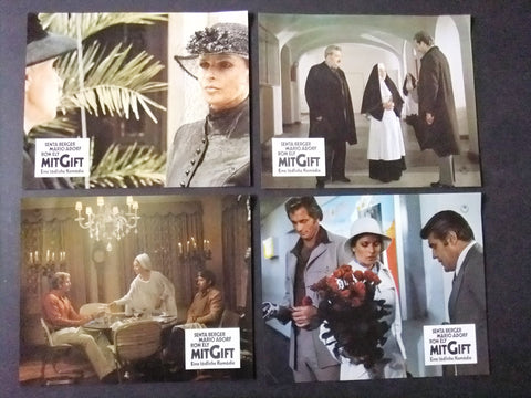 (Set of 12) MitGift (Senta Berger German Lobby Cards 70s