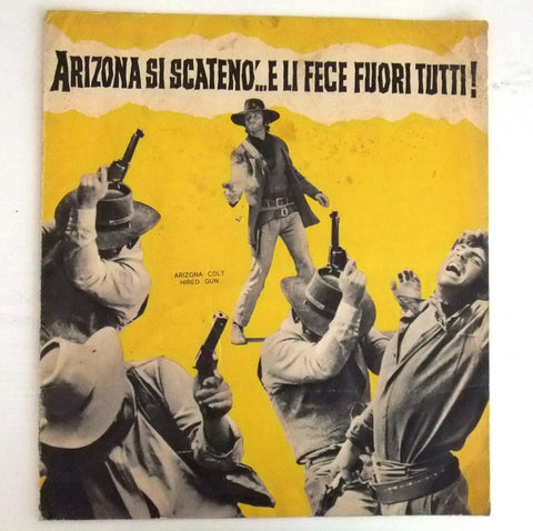 Arizona si scateno e li fece fuori tutti Italian Org. Movie Poster Program 70s