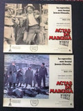 (SET OF 8) Actas de Marusia Diana Bracho 12X16" Mexican Original LOBBY CARD 70s