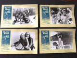 {Set of 15} Malibu Beach Kim Lankford 9.5x15'' Original int. B&W Lobby Cards 70s