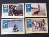{Set of 13} Malibu Beach, Kim Lankford 9.5x15'' Original int. Lobby Cards 70s