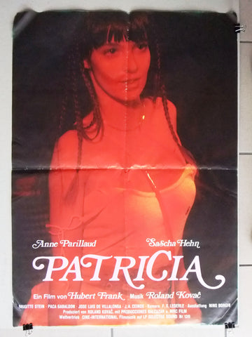 PATRICIA {ANNE PARILLAUD} Original German INT. Movie Poster 80s