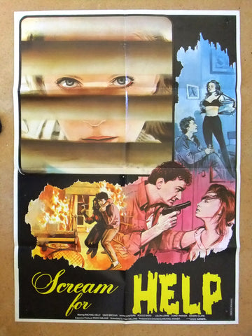 Scream for Help (Rachael Kelly) 39x27" Lebanese Orginal Movie Poster 80s
