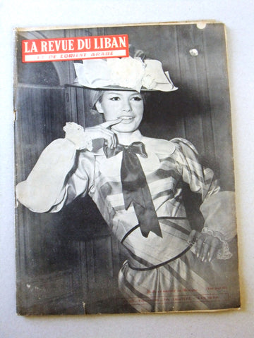 La Revue Du Liban Brigitte Bardot #315 Lebanese Over-sized Magazine 1965