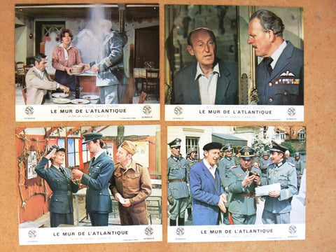 {Set of 9} LE MUR DE L'ATLANTIQUE {Bourvil} Org. French Lobby Cards 70s