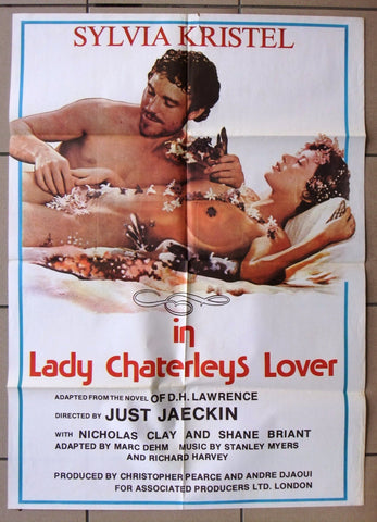 Lady Chatterley's Lover {Sylvia Kristel} Lebanese Movie Poster 80s