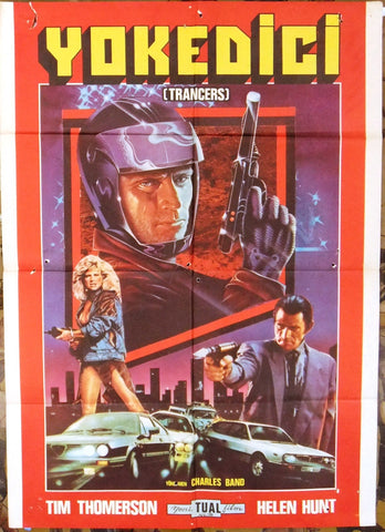 Yokedici, Trancers {Tim Thomerson} Original Turkish Movie Original Poster 80s