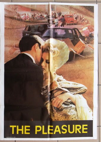 The Pleasure (Andrea Guzon) 39"x27" Original Lebanese- Style Movie Poster 80s