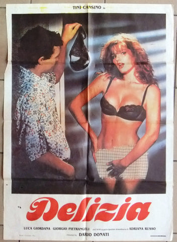 Delizia {Luca Giordana} 39x27" Original Lebanese-style Movie Poster 80s