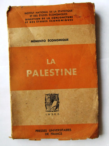La Palestine: mémento économique PRESSES UNIVERSITAIRES DE FRANCE Book 1948