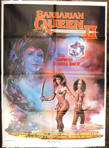 Barbarian Queen 2: The Empress Strikes Back Original Lebanese Movie Poster 90s