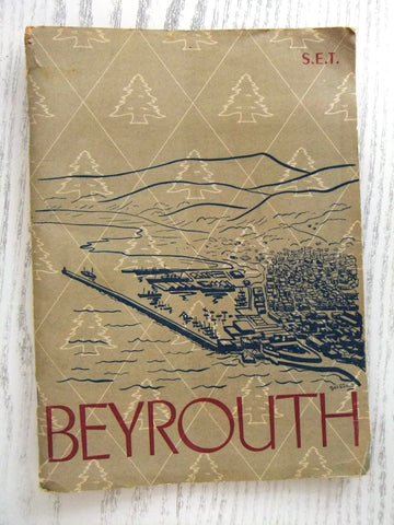 ‬Beyrouth, Beirut Travel Guide, Lebanon French Lebanese Book 1955