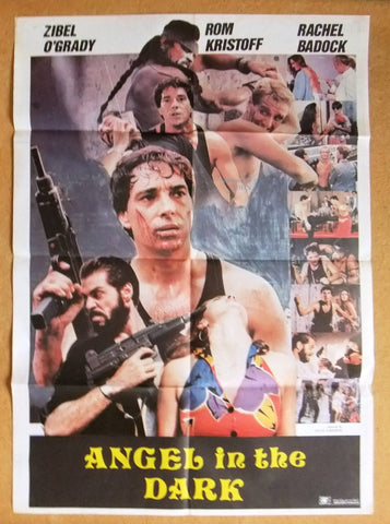 Angel in the Dark Romano Kristoff 39x27" Original Lebanese Movie Poster 90s