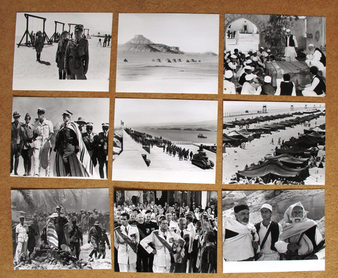 (SET OF 38) Lion of the Desert Omar Mukhtar Anthony Quin Org. Movie Photos 80s