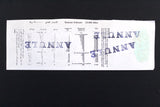 Lebanon National Lottery (Specimen) Loterie Nationale Libanaise 1986 ورقة اليانصيب الوطني اللبناني