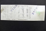 Lebanon National Lottery (Specimen) Loterie Nationale Libanaise 1989 ورقة اليانصيب الوطني اللبناني