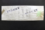 Lebanon National Lottery (Specimen) Loterie Nationale Libanaise 1989 ورقة اليانصيب الوطني اللبناني