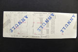 Lebanon National Lottery (Specimen) Loterie Nationale Libanaise 1993 Jul. 15 ورقة اليانصيب الوطني اللبناني