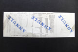 Lebanon National Lottery (Specimen) Loterie Nationale Libanaise 1993 Jul. 8 ورقة اليانصيب الوطني اللبناني