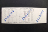 Lebanon National Lottery (Specimen) Loterie Nationale Libanaise 1993 Aug. 12 ورقة اليانصيب الوطني اللبناني