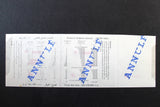 Lebanon National Lottery (Specimen) Loterie Nationale Libanaise 1993 Oct. 14 ورقة اليانصيب الوطني اللبناني