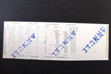 Lebanon National Lottery (Specimen) Loterie Nationale Libanaise 1993 Nov. 4 ورقة اليانصيب الوطني اللبناني