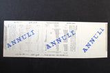 Lebanon National Lottery (Specimen) Loterie Nationale Libanaise 1993 Nov. 18 ورقة اليانصيب الوطني اللبناني