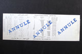 Lebanon National Lottery (Specimen) Loterie Nationale Libanaise 1992 Jul. 30 ورقة اليانصيب الوطني اللبناني