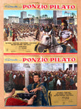 {Set of 8} Ponzio Pilato (Jean Marais) Italian Film Lobby Cards 60s