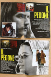 (Set of 8) Il pedone (Maximilian Schell) Pedestrian Italian Film Lobby Card 70s