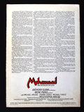 The Message (Anthony Quinn) Original Movie Poster / Program 70s