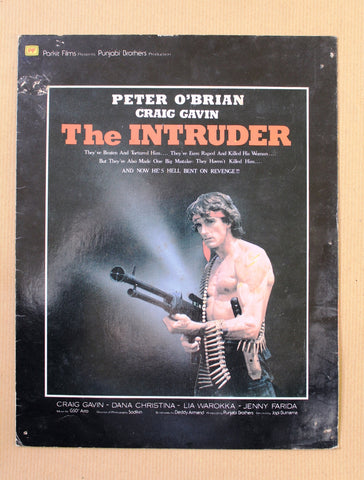 The Intruder Pembalasan rambu {Peter O’Brian} Original Movie Program 80s