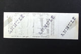 Lebanon National Lottery (Specimen) Loterie Nationale Libanaise 1991 Oct. 3 ورقة اليانصيب الوطني اللبناني