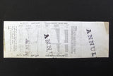 Lebanon National Lottery (Specimen) Loterie Nationale Libanaise 1990 Aug. 2 ورقة اليانصيب الوطني اللبناني