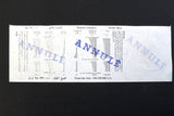 Lebanon National Lottery (Specimen) Loterie Nationale Libanaise 1995 May. 18 ورقة اليانصيب الوطني اللبناني