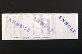 Lebanon National Lottery (Specimen) Loterie Nationale Libanaise 1994 Oct. 20 ورقة اليانصيب الوطني اللبناني