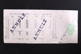 Lebanon National Lottery Ticket (Specimen) Loterie Nationale Libanaise 1987 ورقة اليانصيب الوطني اللبناني