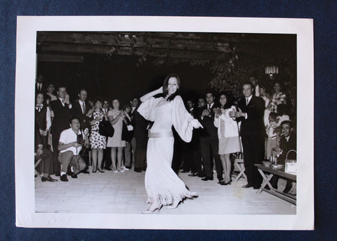 صورة راقصة شرقية نادية جمال Nadia Gamel Belly Dance Original Arabic Photo 1980s