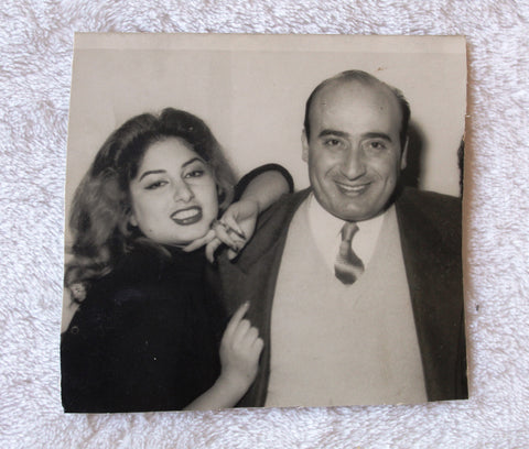 صورة  وديع الصافي وجاكلين Jacqueline Wadih alSafi Lebanese Partial Photo 60s