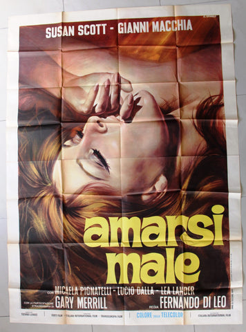 Amarsi male (Wrong Way To Love) Italian Movie Poster Manifesto (4F) 60s