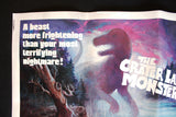 The Crater Lake Monster 22x28" Original Movie Half Sheet Poster 70s