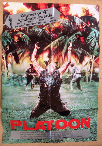 Platoon (Charlie Sheen) Lebanese 39x27" Original Film Poster 80s