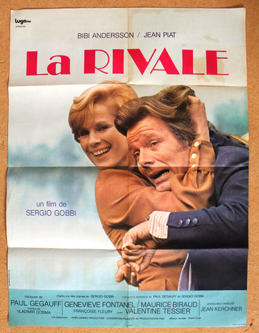 LA RIVALE - SERGIO GOBBI 24"x33" French Movie Poster 70s